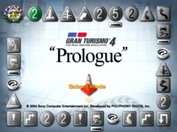 Gran Turismo 4 - Prologue (Asia) (PlayStation 2 Racing Pack) screen shot title